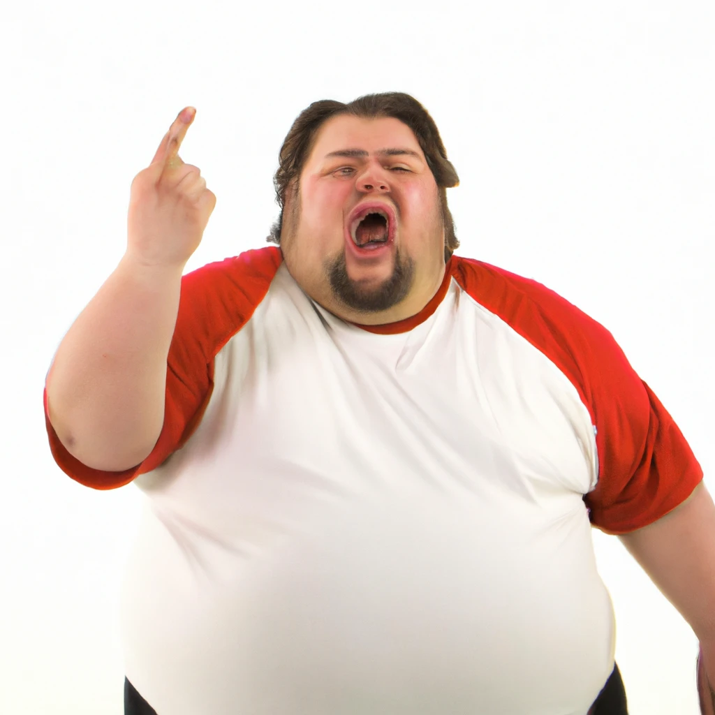 Fat Guy Yelling